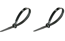 стяжки Fortisflex 5x400 чёрные