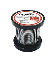 Припой с канифолью ПОС 61 d 2 мм 100гр SoftSolders