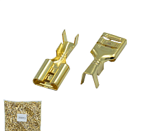 Неизолированный наконечник DJ622-6.3C разъем плоский мама С-21 2000-60000 (SP-04783)