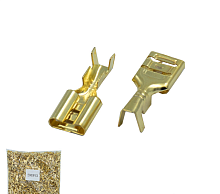 Неизолированный наконечник DJ622-6.3C разъем плоский мама С-22 2000-50000