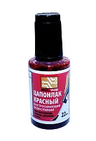 Цапонлак с кисточкой, красный, 22 мл., Solins
