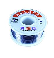 Припой SOLDER A 1мм Sn63/Pb37 с флюсом CF-10 100гр